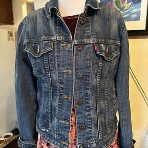 Levi’s upcycled Jean jacket boho western